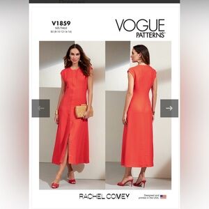 Vogue V1859 Misses/Petites Sleeveless Maxi Dress Sewing Pattern Size B5 Brand Ne